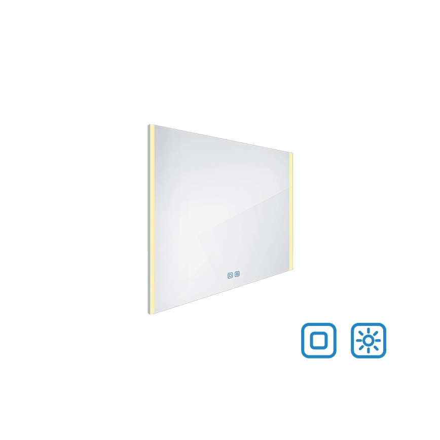 NIMCO ZP 11003VX - LED Димируемо огледало за баня с подсветка LED/21W/230V 3000-6500K 70x80 см IP44