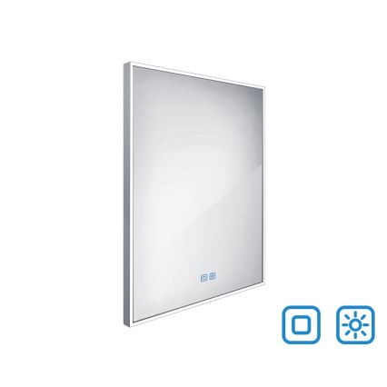 NIMCO ZP 13002VX - LED Димируемо огледало за баня с подсветка LED/41W/230V 3000-6500K 80x60 см IP44