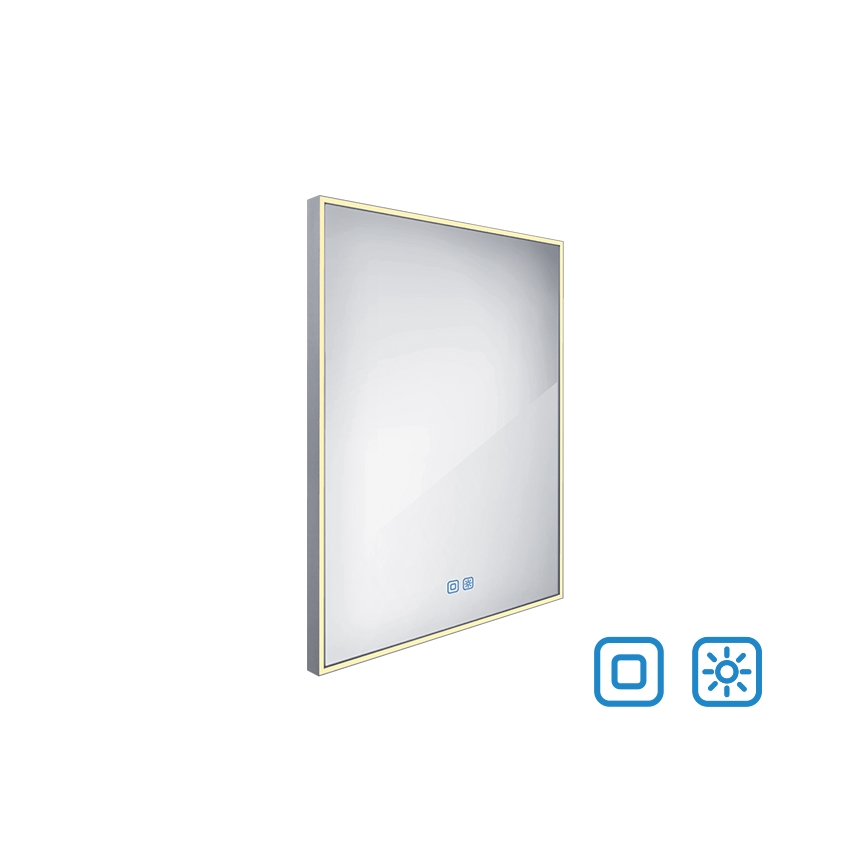 NIMCO ZP 13002VX - LED Димируемо огледало за баня с подсветка LED/41W/230V 3000-6500K 80x60 см IP44