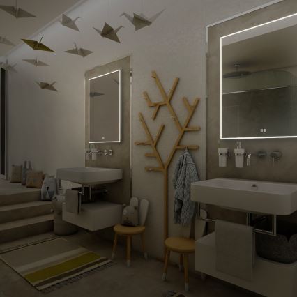 NIMCO ZP 13002VX - димируемо LED огледало за баня с подсветка LED/41W/230V 3000-6500K 80x60 cm IP44