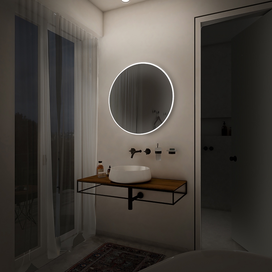 NIMCO ZP 26000R - LED Огледало за баня с подсветка LED/26W/230V 6500K pr. 60 cm IP44