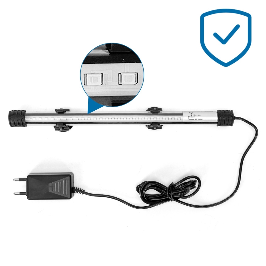 Nobleza - LED Осветление за аквариум LED/1,5W/230V IPX7 30 см