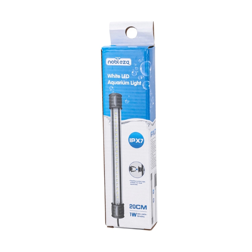 Nobleza - LED Осветление за аквариум LED/1W/230V IPX7 20 см