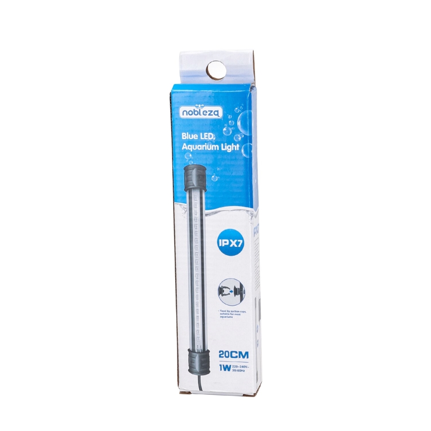 Nobleza - LED Осветление за аквариум LED/1W/230V IPX7 20 см