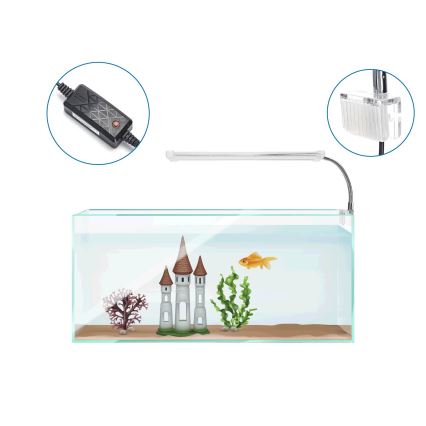 Nobleza - LED Осветление за аквариум LED/6W/230V IPX7 23 см