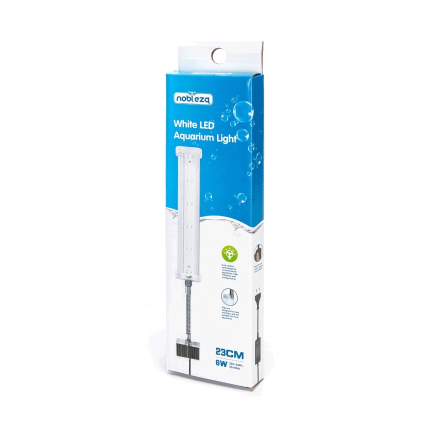 Nobleza - LED Осветление за аквариум LED/6W/230V IPX7 23 см