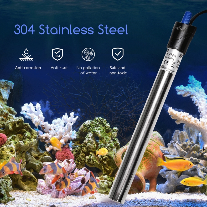 Nobleza - Нагревател за аквариум 100W неръждаема стомана