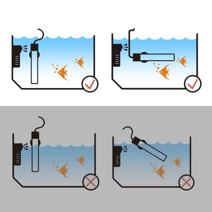 Nobleza - Нагревател за аквариум 100W неръждаема стомана