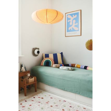 Nordlux - Абажур за полилей VILLO E27 Ø 60 cm кафяв
