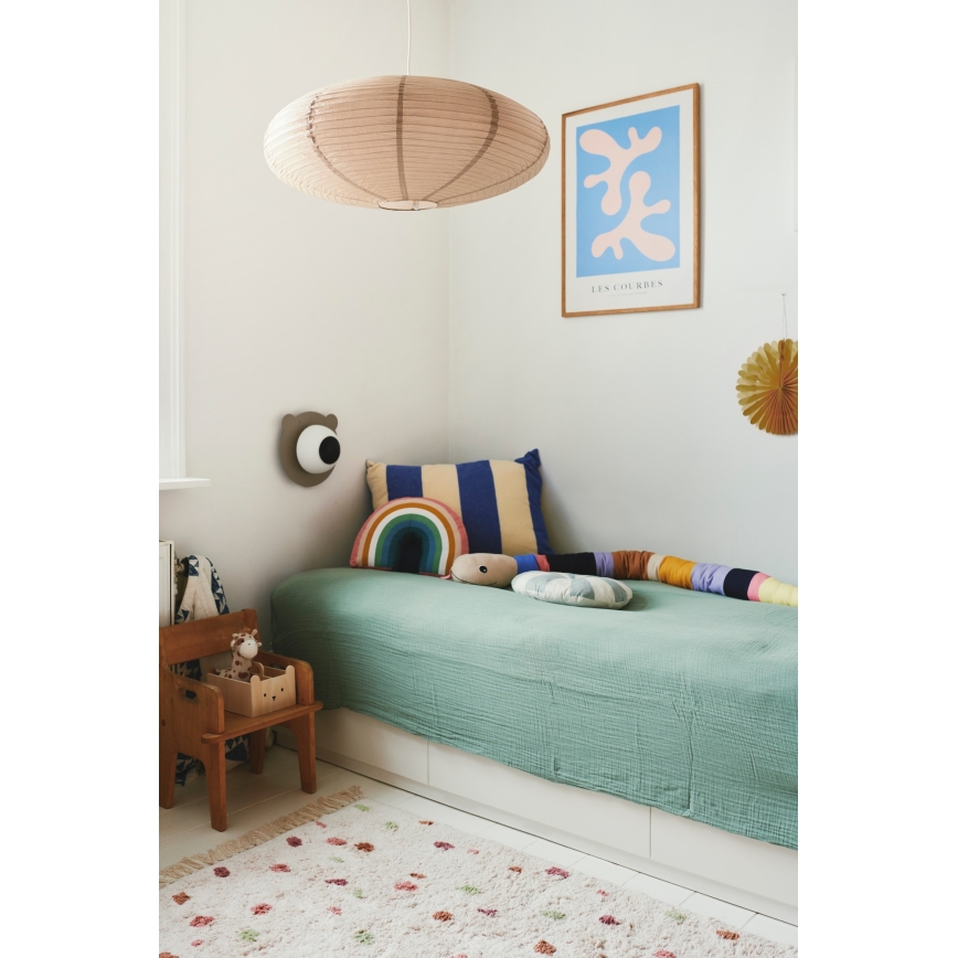 Nordlux - Абажур за полилей VILLO E27 Ø 60 cm кафяв