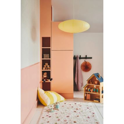 Nordlux - Абажур за полилей VILLO E27, диаметър 60 см, жълт