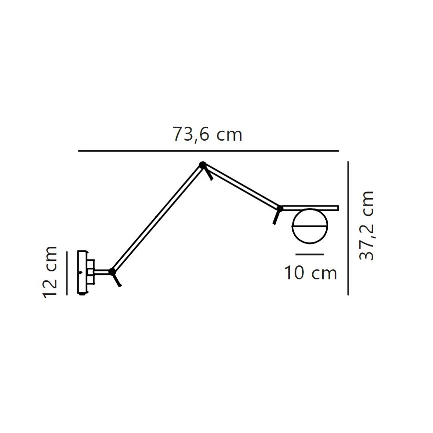 Nordlux - Аплик CONTINA 1xG9/5W/230V месинг