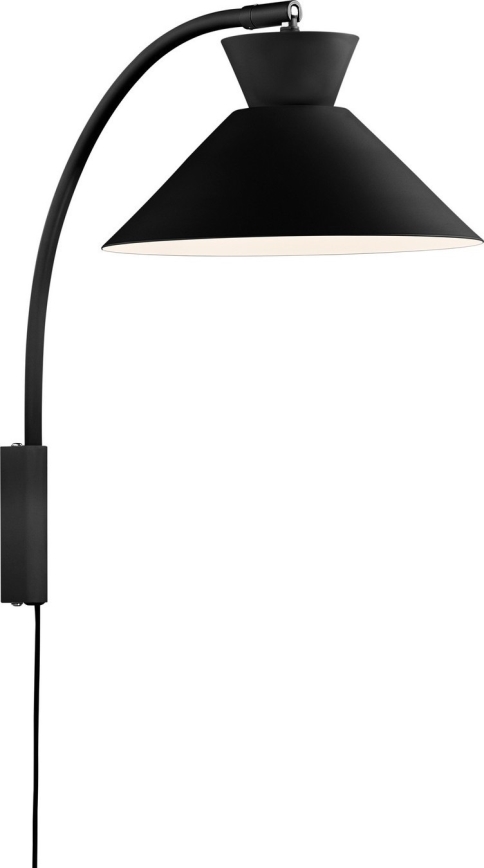 Nordlux - Аплик DIAL 1xE27/40W/230V черен