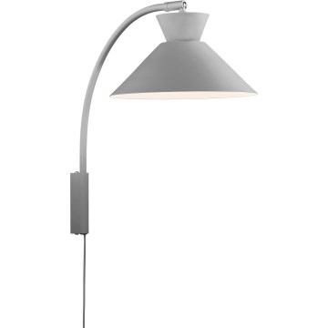 Nordlux - Аплик DIAL 1xE27/40W/230V сив