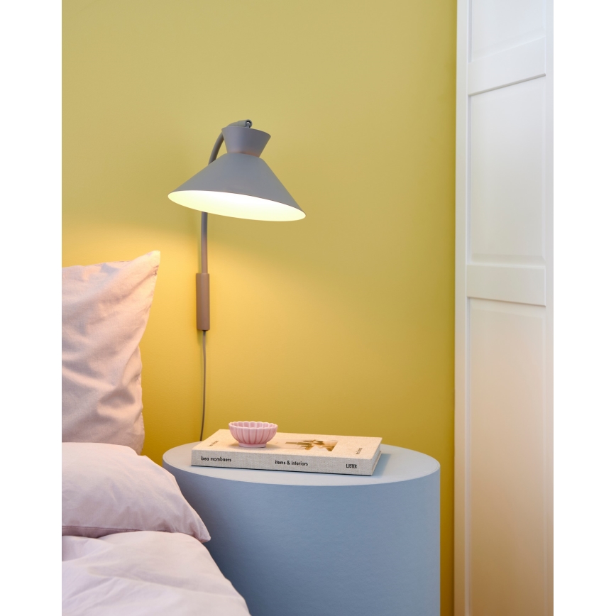 Nordlux - Аплик DIAL 1xE27/40W/230V сив