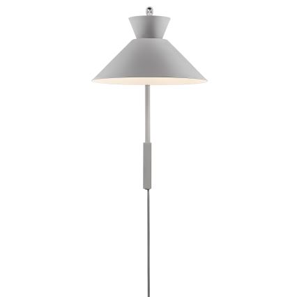 Nordlux - Аплик DIAL 1xE27/40W/230V сив