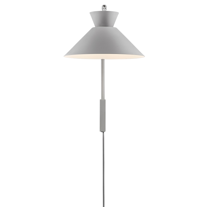 Nordlux - Аплик DIAL 1xE27/40W/230V сив
