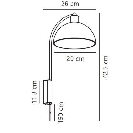 Nordlux - Аплик ELLEN 1xE14/40W/230V лъскав хром