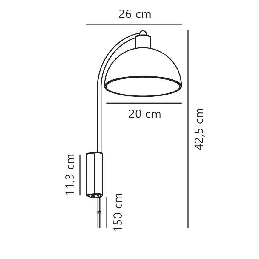 Nordlux - Аплик ELLEN 1xE14/40W/230V златист