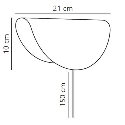 Nordlux - Аплик MODEL 1xE14/25W/230V бял