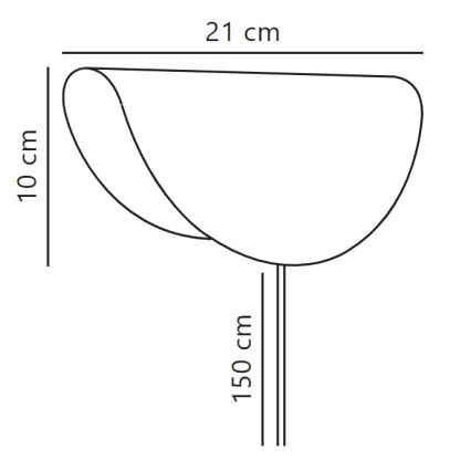 Nordlux - Аплик MODEL 1xE14/25W/230V черен