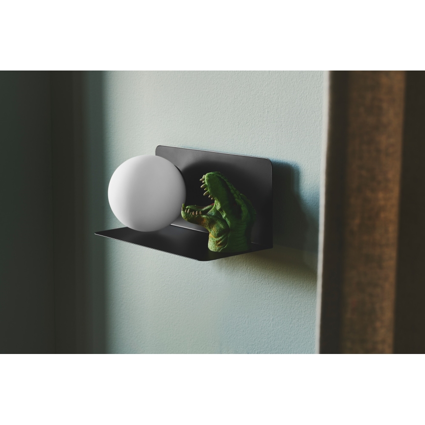 Nordlux - Аплик с рафт LILIBETH 1xE14/25W/230V черен