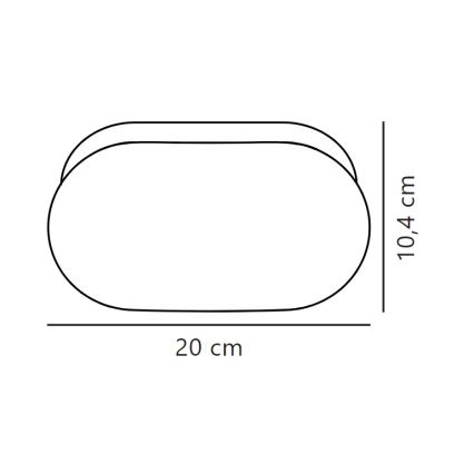 Nordlux - Аплик за баня FOAM 1xE27/55W/230V IP44 бял
