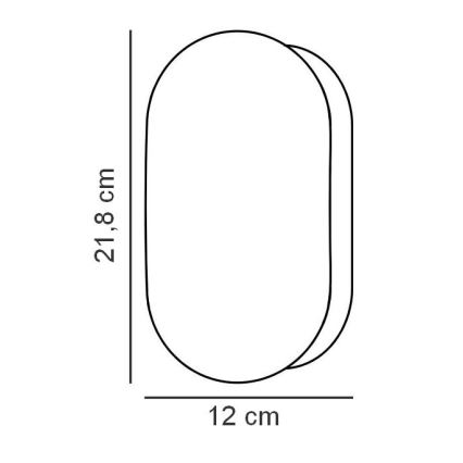 Nordlux - Аплик за баня FOAM 1xE27/55W/230V IP44 черен