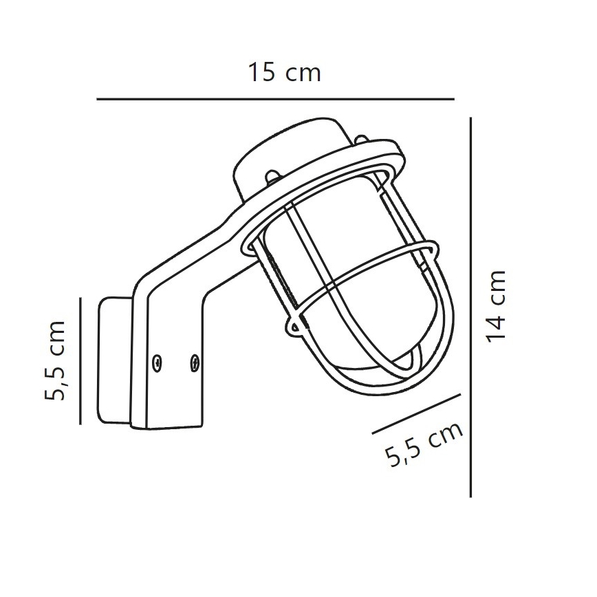 Nordlux - Аплик за баня MARINA 1xG9/40W/230V IP44 черен