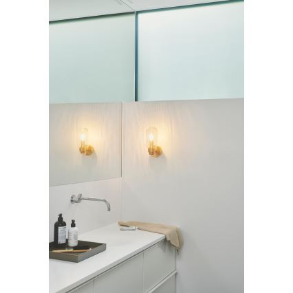 Nordlux - Аплик за баня TUTAN 1xE14/25W/230V IP44 месинг