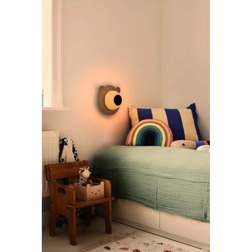 Nordlux - Детски аплик BRUNA BEAR 1xE14/25W/230V мечка