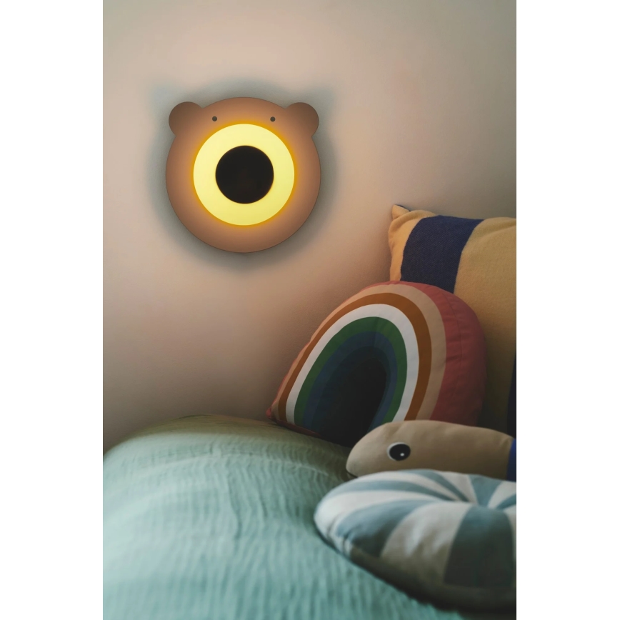 Nordlux - Детски аплик BRUNA BEAR 1xE14/25W/230V мечка