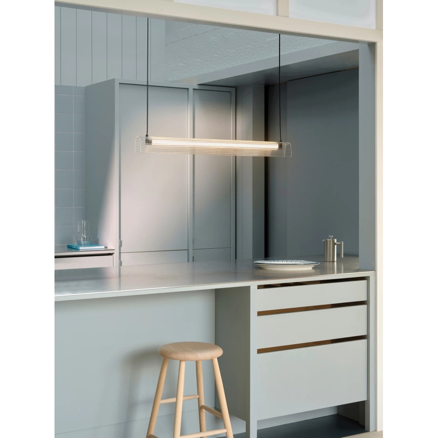 Nordlux - LED димируема висяща лампа на кабел ALIANI LED/20W/230V 3000K 100 cm черна/прозрачна