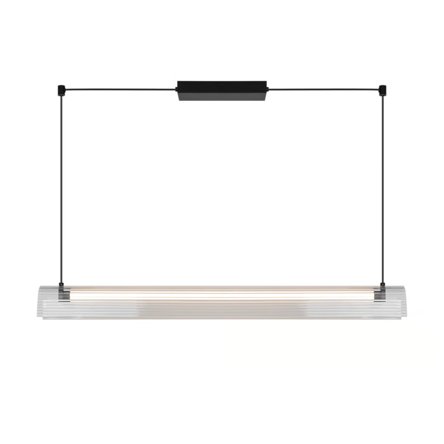 Nordlux - LED димируема висяща лампа на кабел ALIANI LED/20W/230V 3000K 100 cm черна/прозрачна