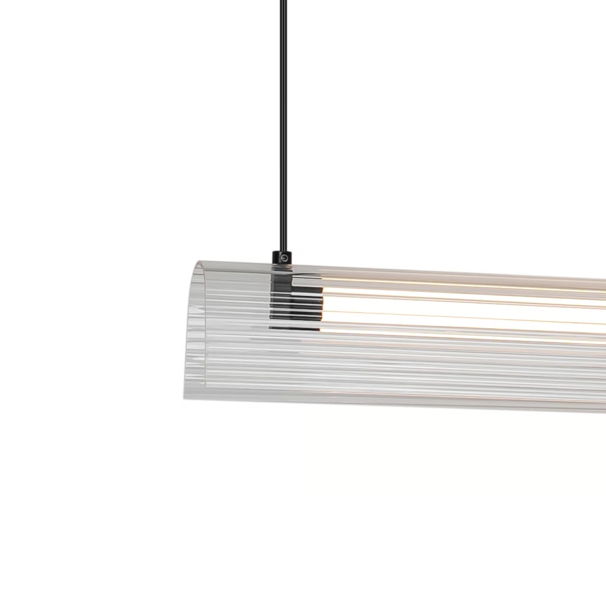 Nordlux - LED димируема висяща лампа на кабел ALIANI LED/20W/230V 3000K 100 cm черна/прозрачна