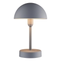 Nordlux - Димируема LED презареждаема външна настолна лампа ELLEN LED/2,8W/3,7V 2200 mAh IP44 сива