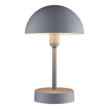 Nordlux - Димируема презареждаема LED външна настолна лампа ELLEN LED/2,8W/3,7V IP44 2200 mAh сива