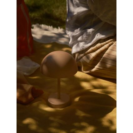 Nordlux - LED димируема презареждаема външна настолна лампа ELLEN LED/2,8W/3,7V 2200 mAh IP44 кафява