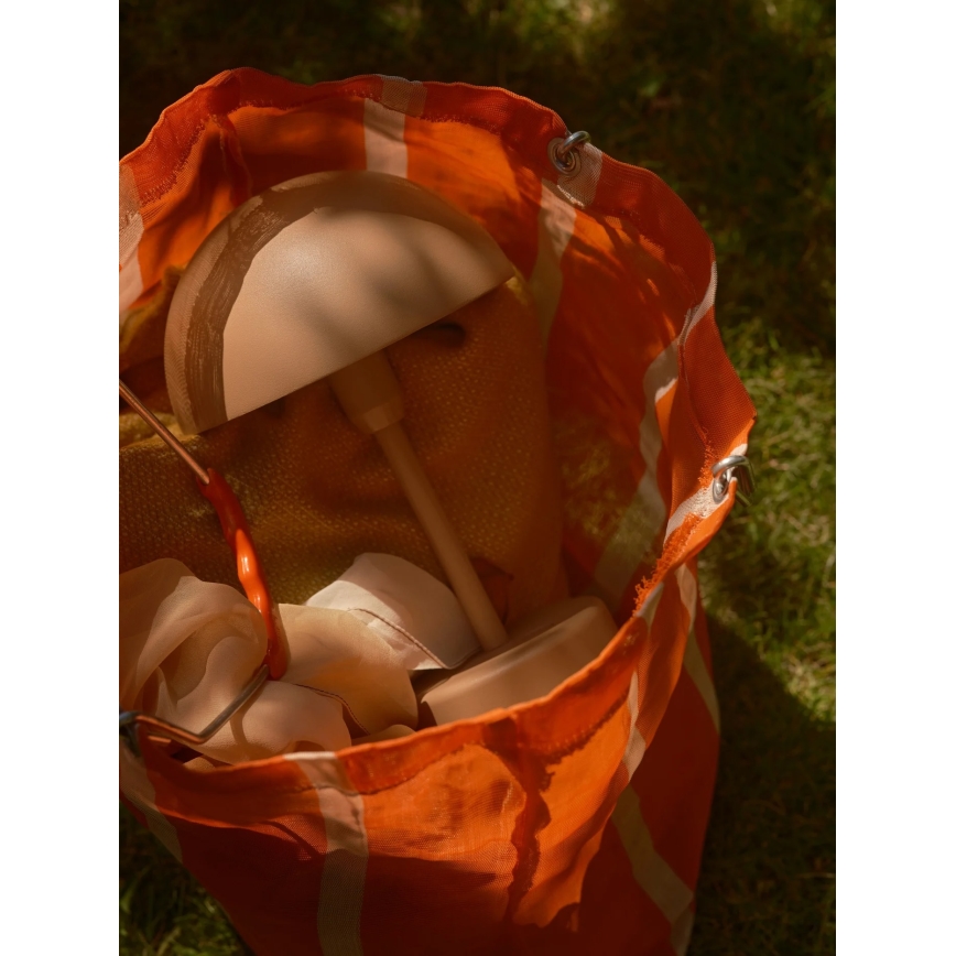 Nordlux - LED димируема презареждаема външна настолна лампа ELLEN LED/2,8W/3,7V 2200 mAh IP44 кафява