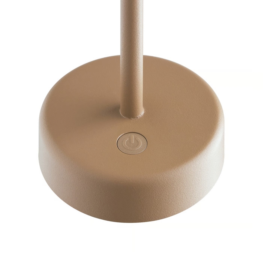 Nordlux - LED димируема презареждаема външна настолна лампа ELLEN LED/2,8W/3,7V 2200 mAh IP44 кафява