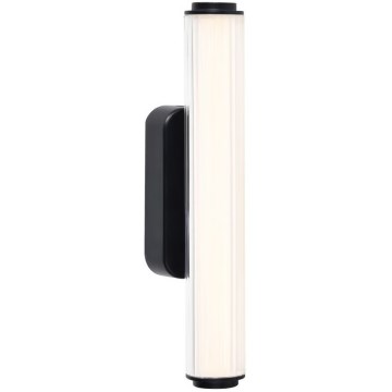 Nordlux - Димируемо LED стенно осветително тяло за баня VIRELLE LED/8W/230V 3000/4000K IP44 черно