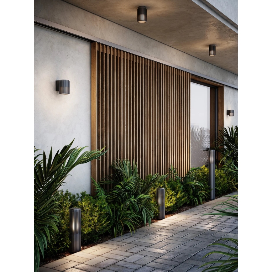 Nordlux - Екстериорен аплик ALUDRA 1xE27/15W/230V антрацит