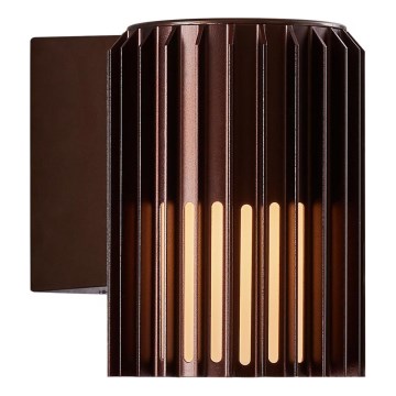 Nordlux - Екстериорен аплик ALUDRA 1xE27/15W/230V кафяв