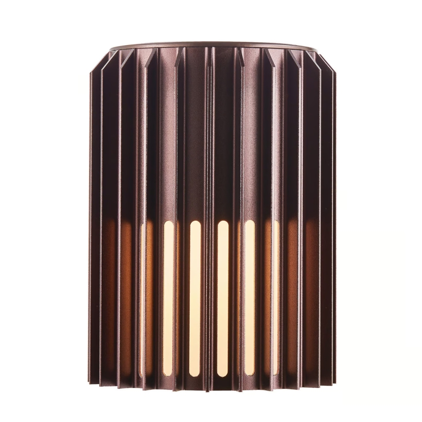 Nordlux - Екстериорен аплик ALUDRA 1xE27/15W/230V кафяв