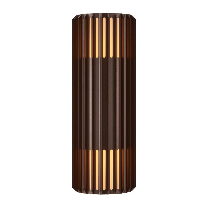 Nordlux - Екстериорен аплик ALUDRA 2xE27/15W/230V IP54 кафяв