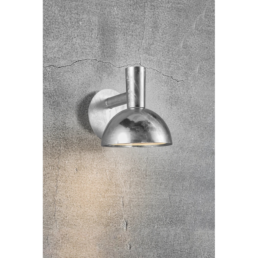 Nordlux - Екстериорен аплик ARKI 1xE27/20W/230V IP54 сребрист