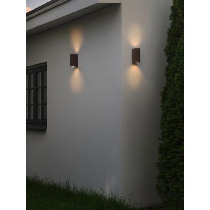 Nordlux - Екстериорен аплик DION 2xGU10/25W/230V IP44 rezavá