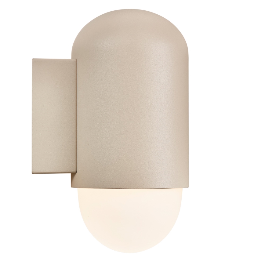 Nordlux - Екстериорен аплик HEKA 1xE27/60W/230V IP54 бежов