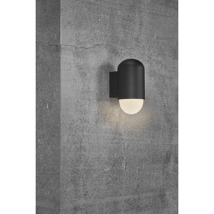 Nordlux - Екстериорен аплик HEKA 1xE27/60W/230V IP54 черен