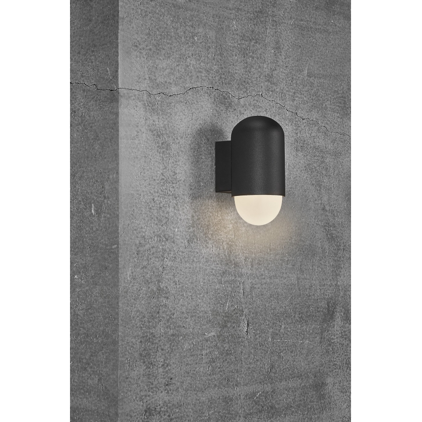 Nordlux - Екстериорен аплик HEKA 1xE27/60W/230V IP54 черен